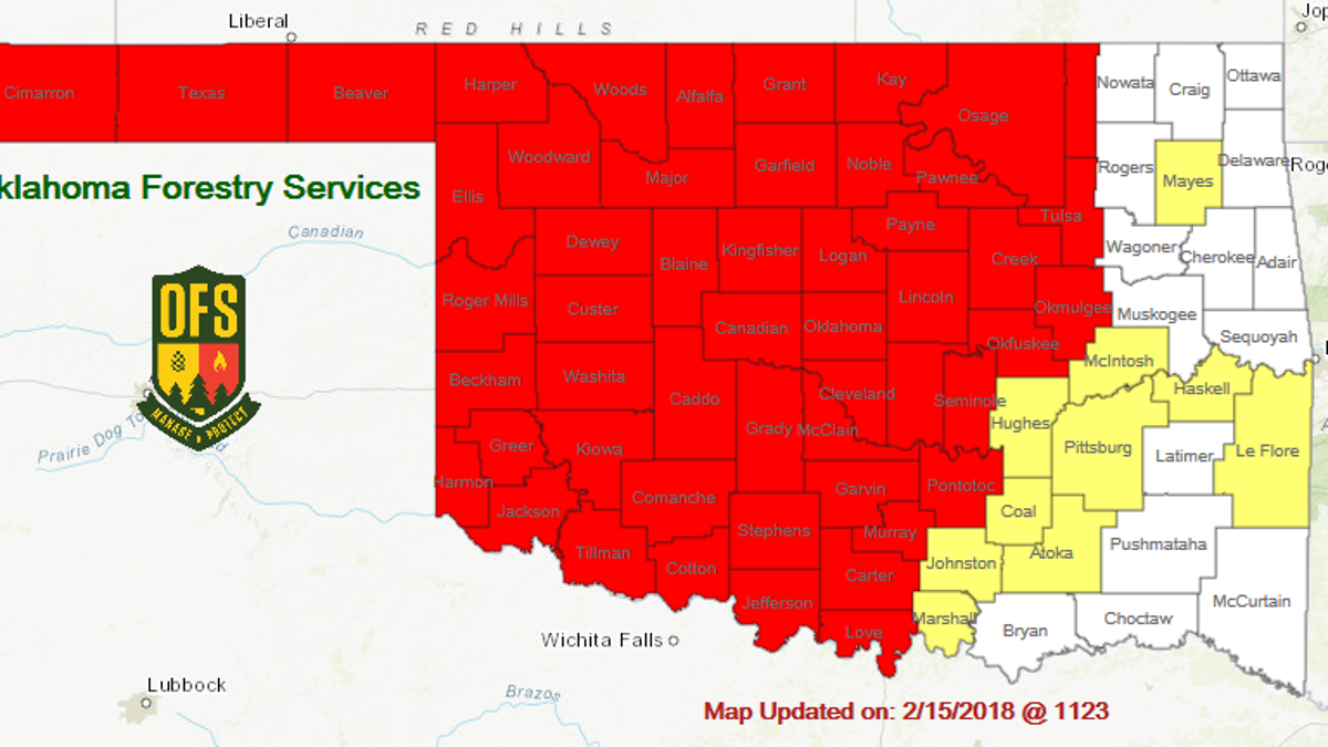 Tulsa County 61 Other Oklahoma Counties Now Under Burn Ban Local News Tulsaworld Com
