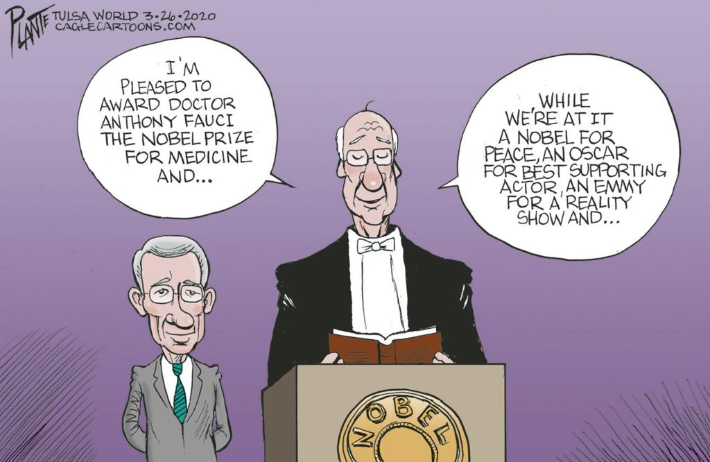 Bruce Plante Cartoon No Mask For Vice President Mike Pence Columnists Tulsaworld Com