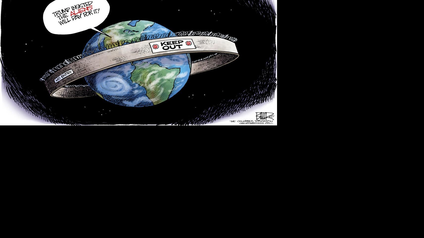 Syndicated Cartoon Planetary Wall Columnists Tulsaworld Com