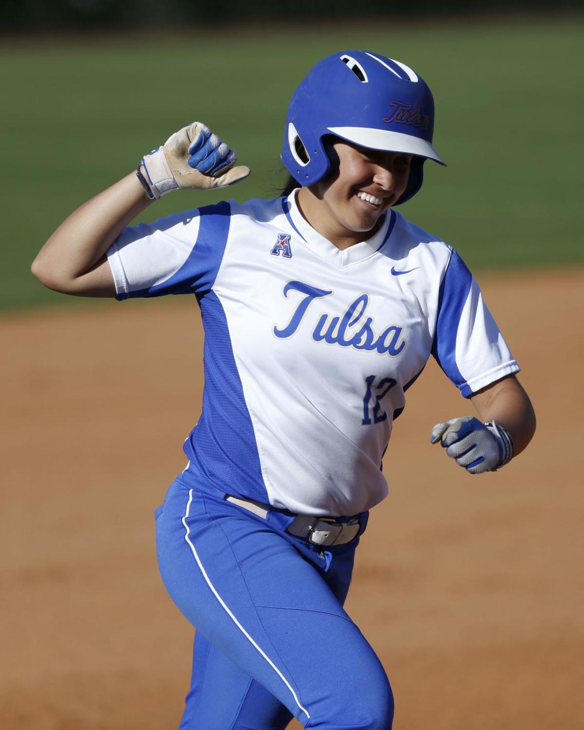Tulsa softball Broken jaw? That didn't stop Shelby Estocado from