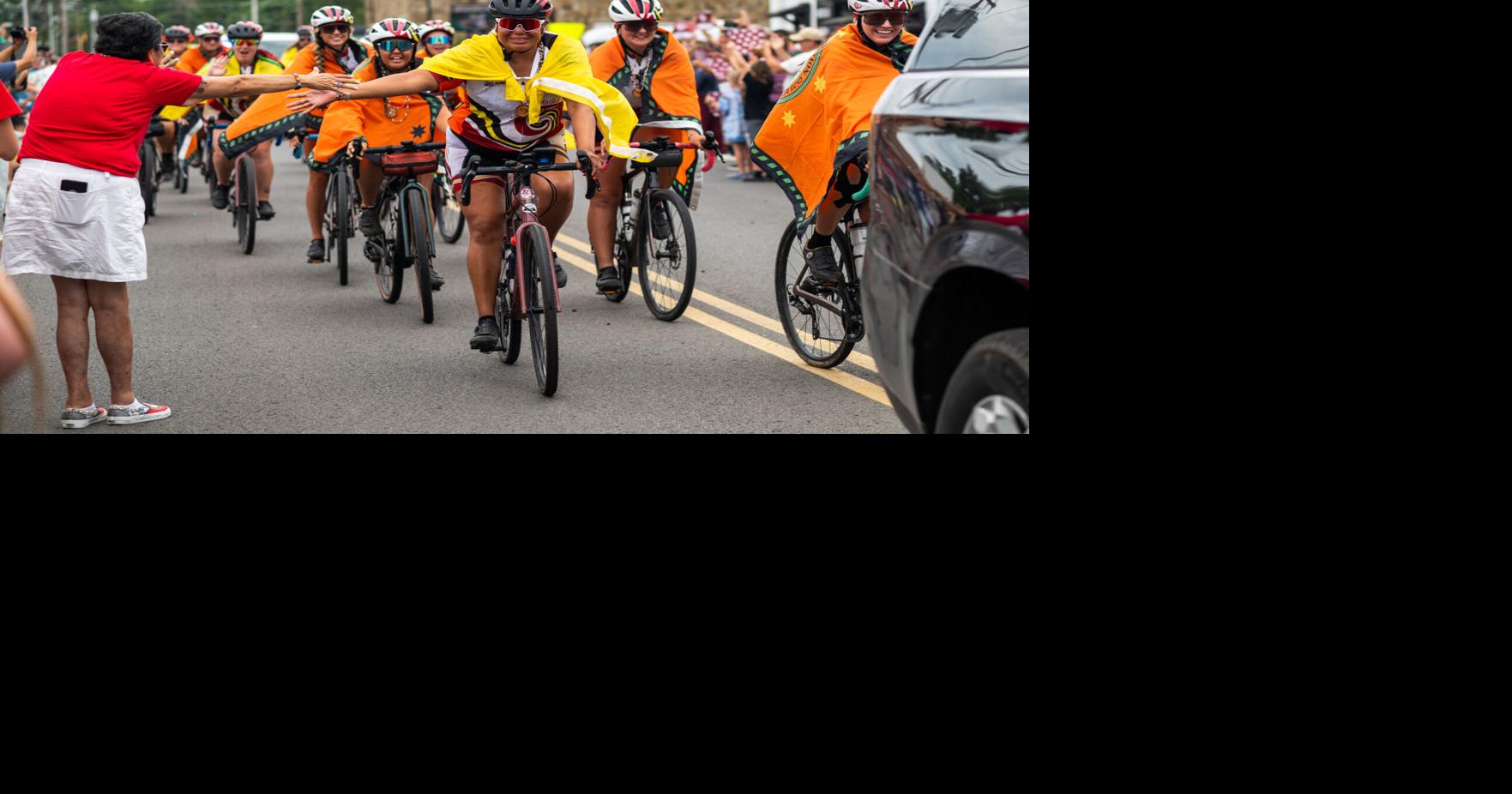 Cherokee cyclists return after retracing 950-mile Trail of Tears, 'reclaiming that journey'