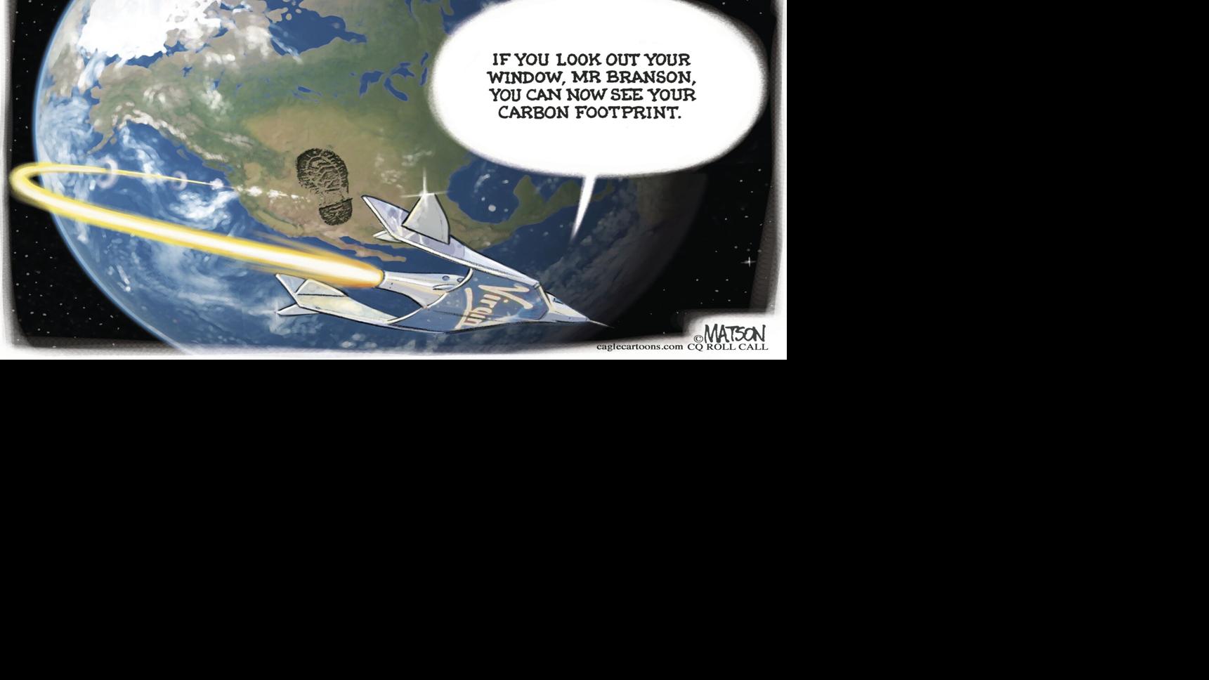 Cartoon Carbon footprint Columnists