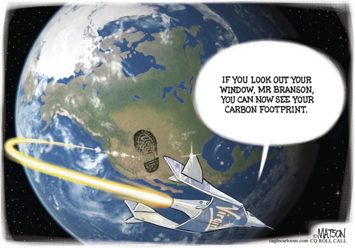 Cartoon: Carbon footprint