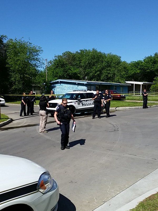 Update Man killed ID'd, suspect on the lam in north Tulsa shooting