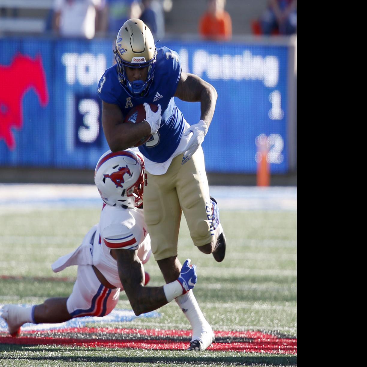 Smu At Tulsa Hurricane Holds On To Knock Off Mustangs