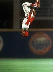 Ozzie Smith inducted into HOF, 07/28/2002