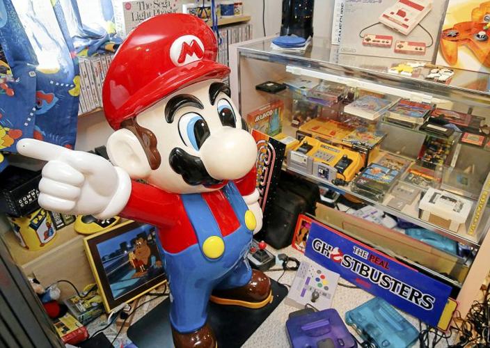 Retro gaming collector started his interest by playing