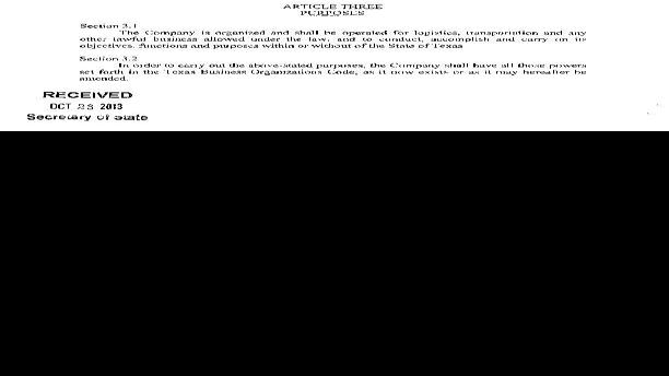 Read The Articles Of Incorporation For Grey Transportation Llc Tulsaworld Com