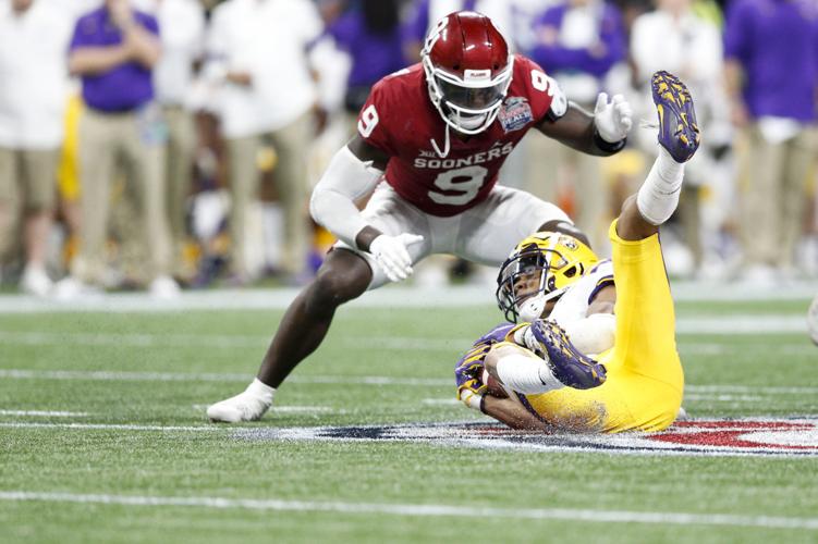 Longhorns work on tackling after Oklahoma's CeeDee Lamb played