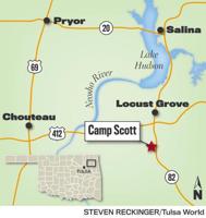 At Girl Scout camp near Locust Grove three Tulsa girls slain