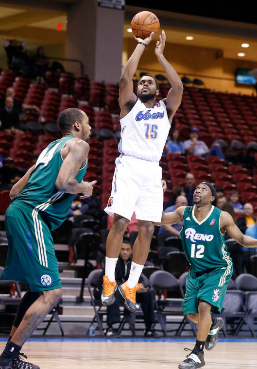 Tulsa 66ers vs the Reno Bighorns basketball game 66ers