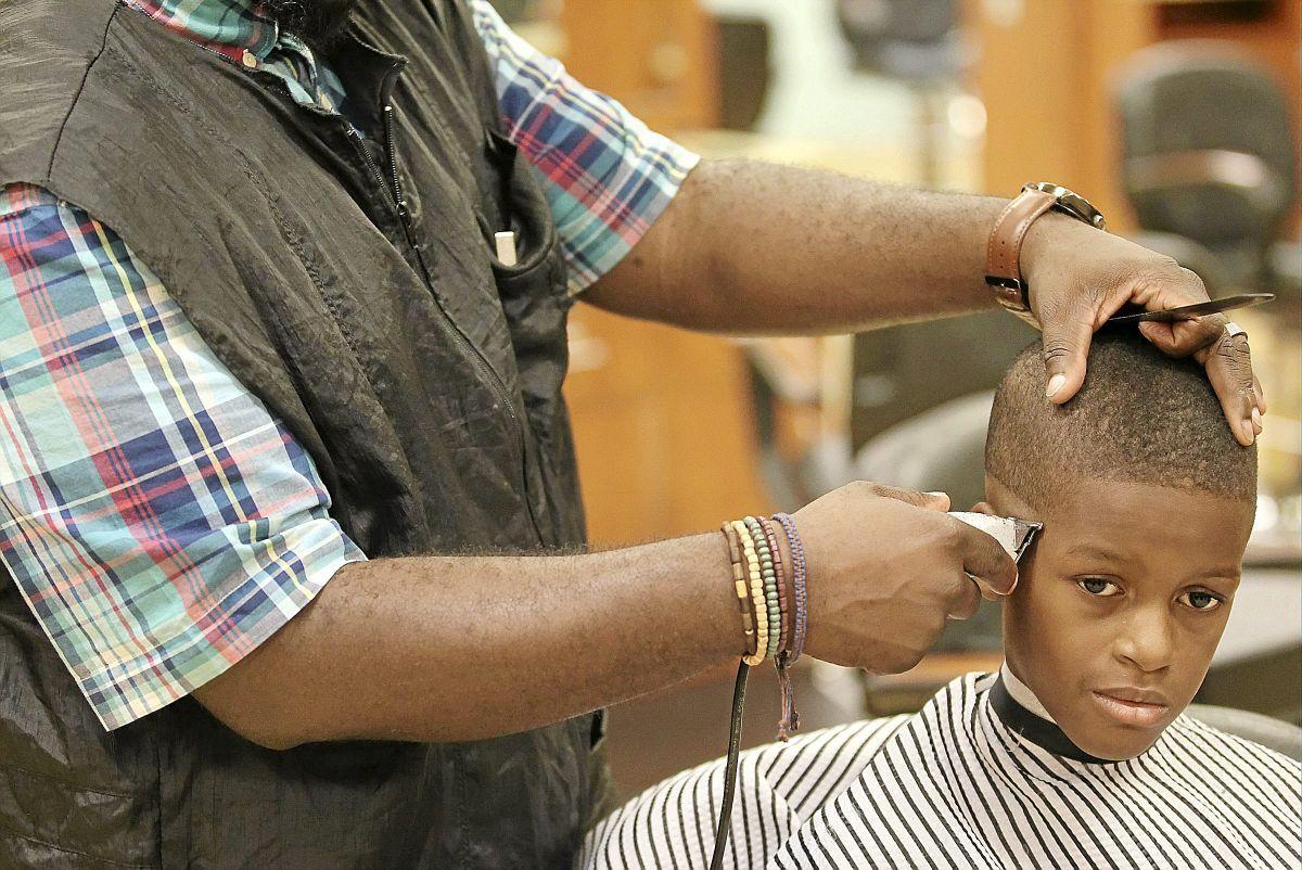 Parents Children Benefit From Free Back To School Haircuts
