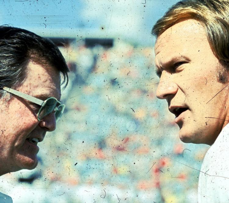 Throwback Tulsa Barry Switzer, Dallas Cowboys owner Jerry Jones part