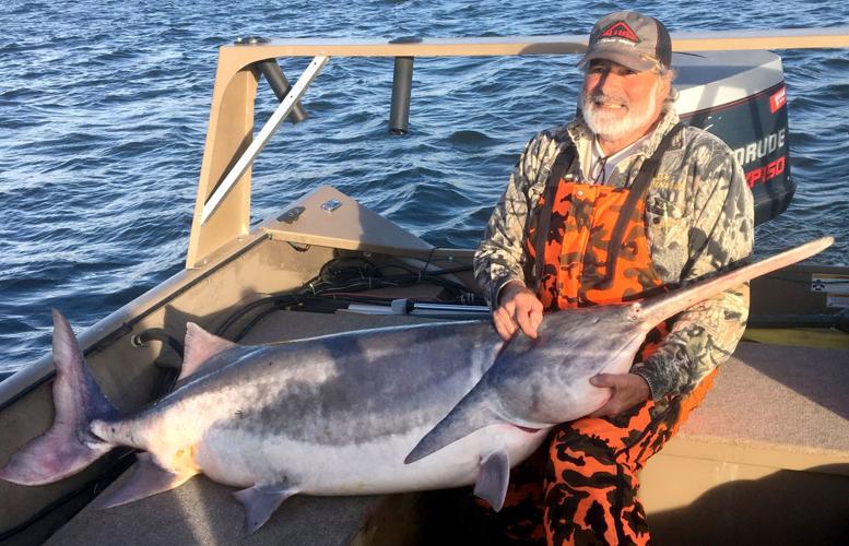 121-pound paddlefish will topple Grand Lake record