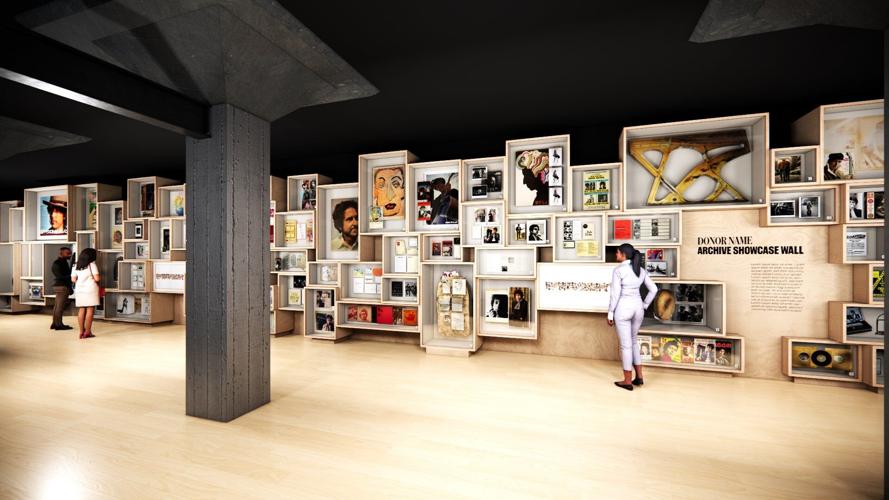 BDC - Interior Archive Wall Rendering - Courtesy of Olson Kundig