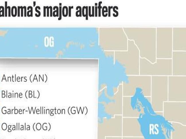 Oklahoma Water Well Map Untapped Aquifers May Help Quench State's Water Needs | Business News |  Tulsaworld.com