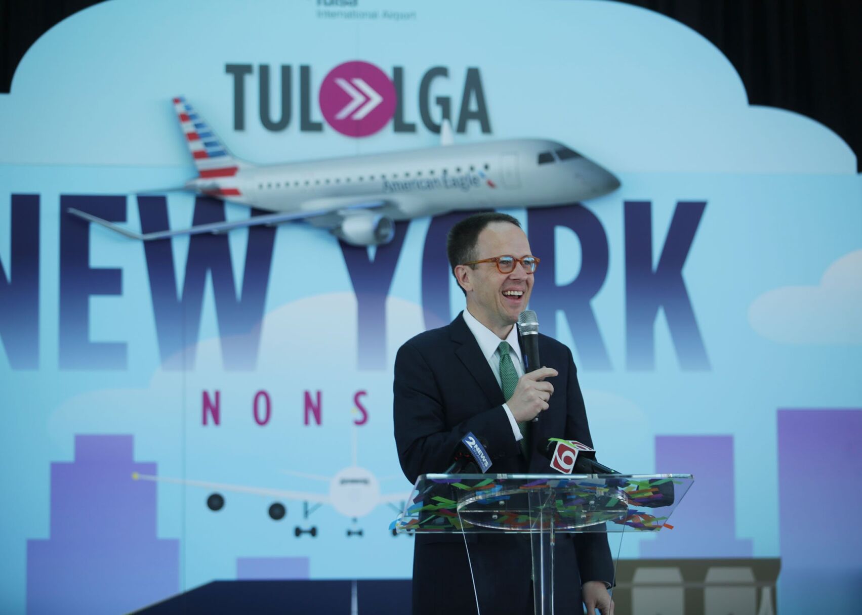 First nonstop flight from Tulsa to New York City commences