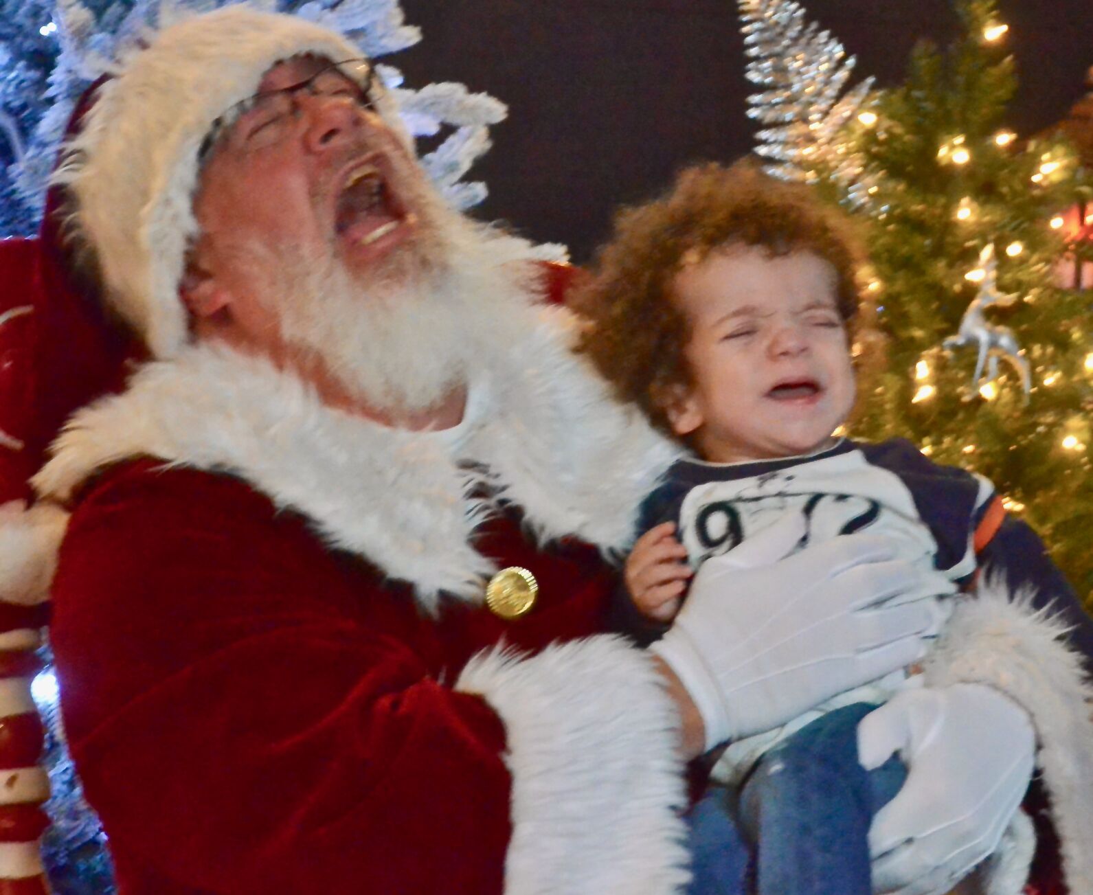 Santa makes three visits in Wagoner County