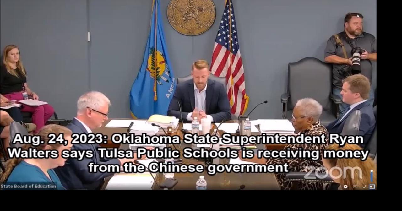 Oklahoma State Board of Education to require foreign funding reports from schools