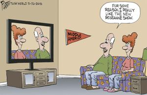 Bruce Plante Cartoon: That new Roseanne show