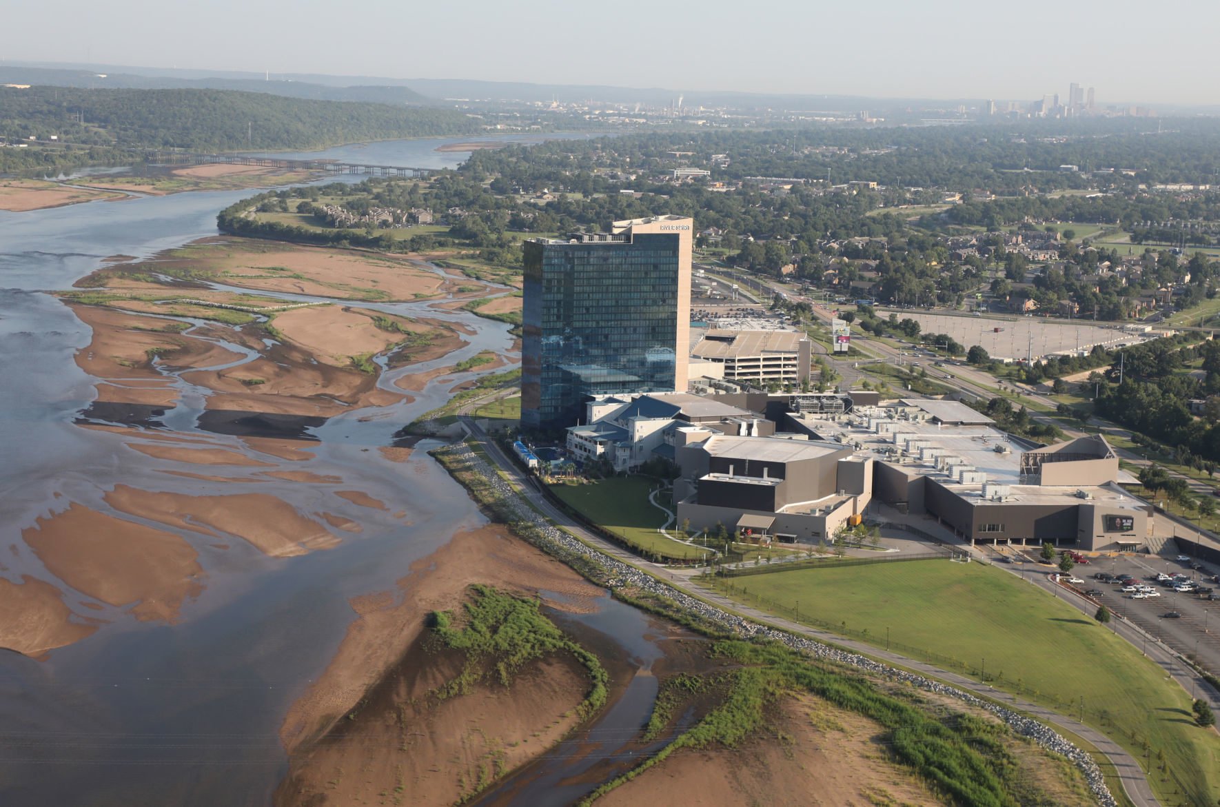 river spirit casino resort flood phoyos