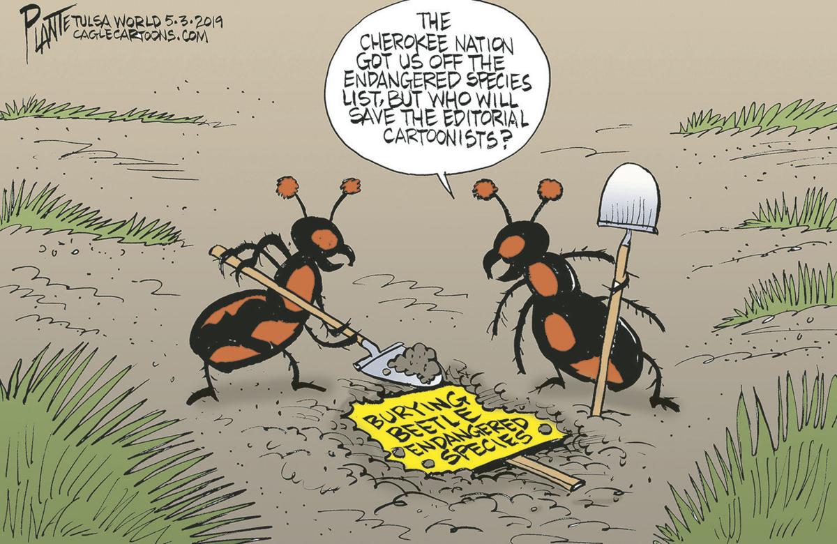 Bruce Plante Cartoon: Endangered Species