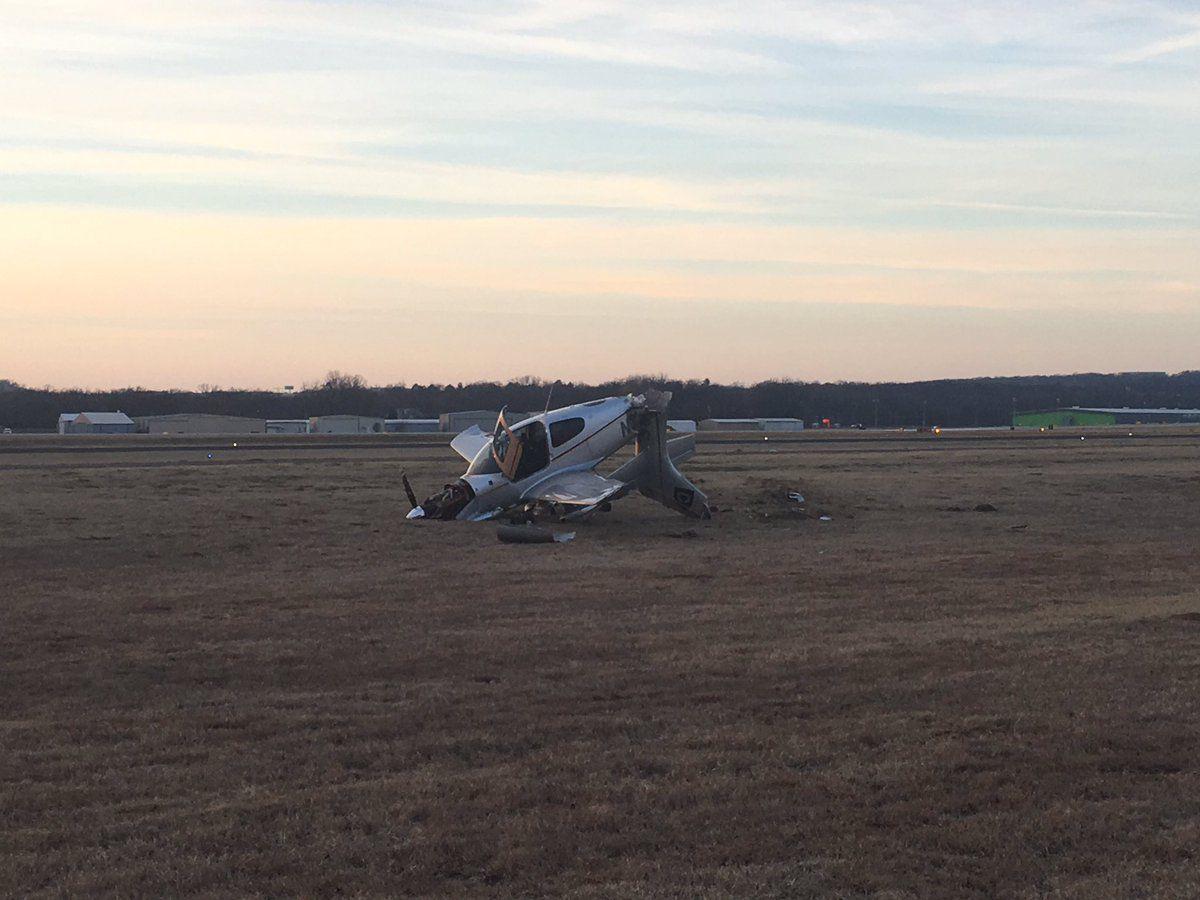 Pilot not injured when small plane crashes at Jones Riverside Airport