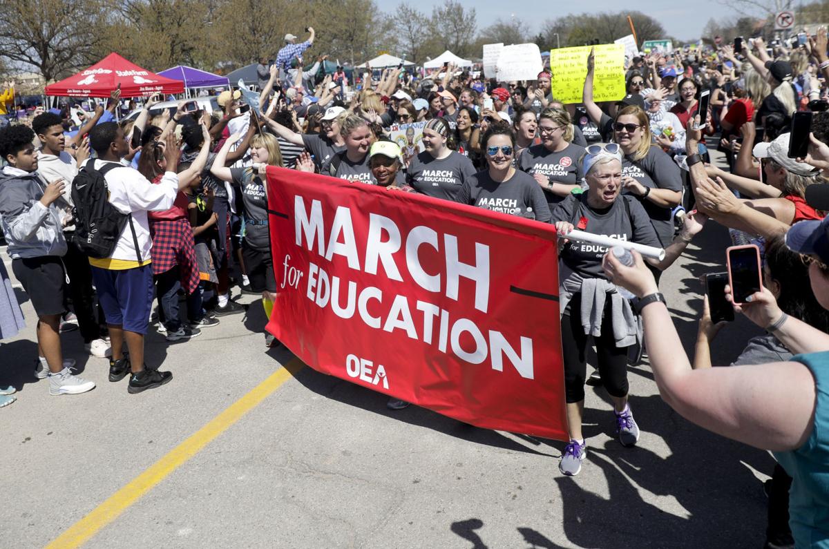 2018: Teachers walk out, demand higher pay from lawmakers