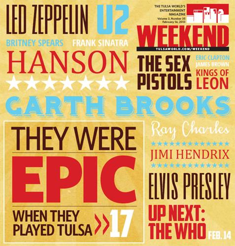 Epic moments of rock 'n' roll history in Tulsa