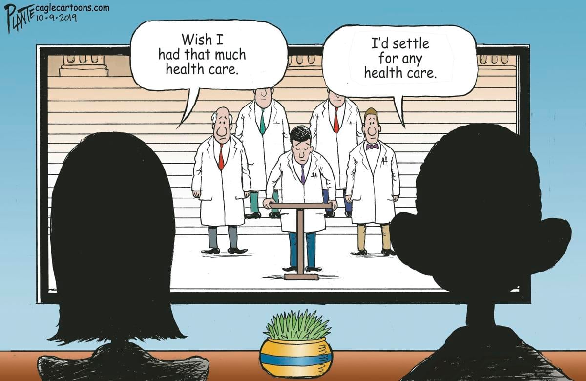 Bruce Plante Cartoon: Presidential Health Care