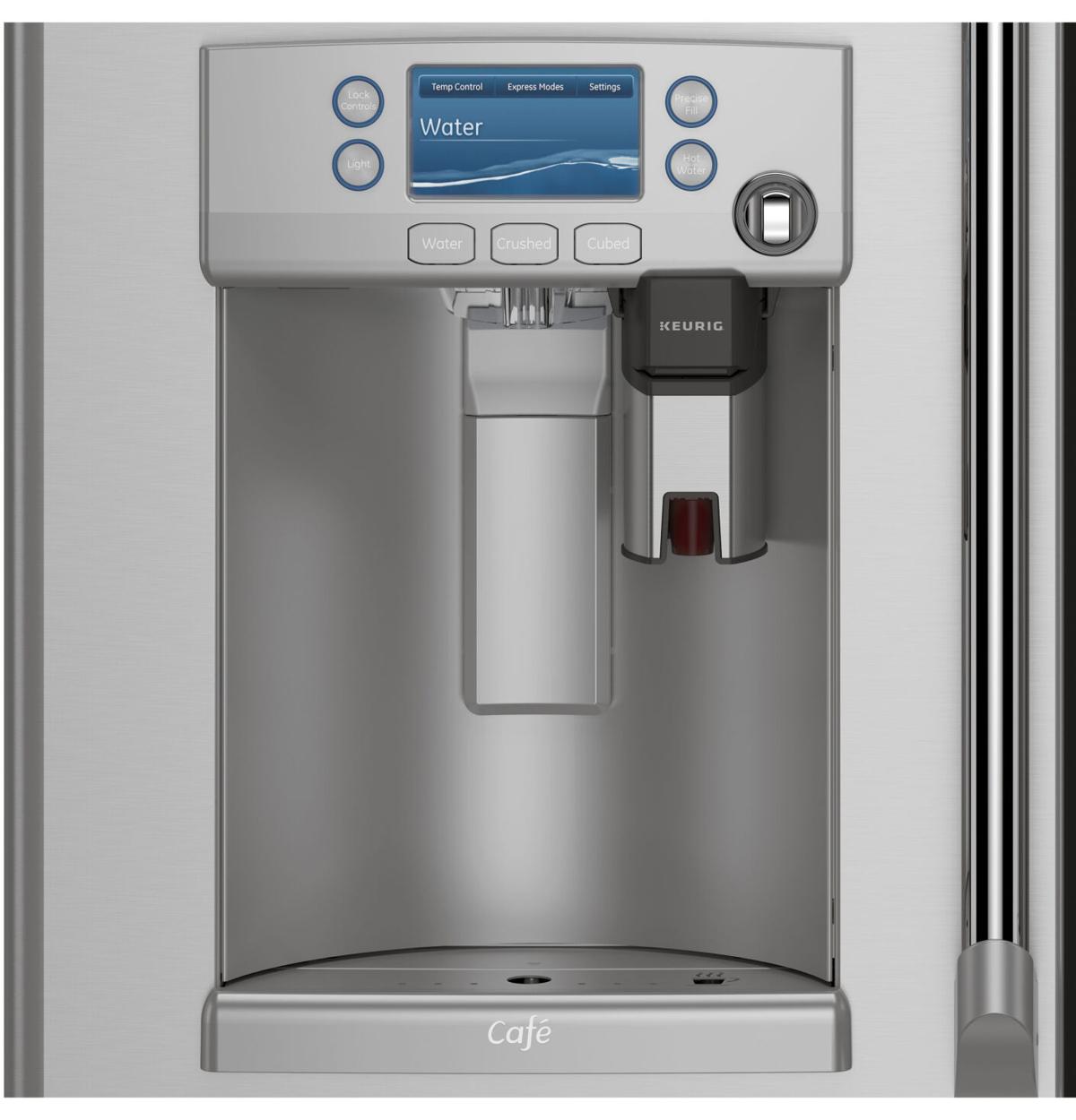 appliances - GE Cafe refrigerator with Keurig in the door