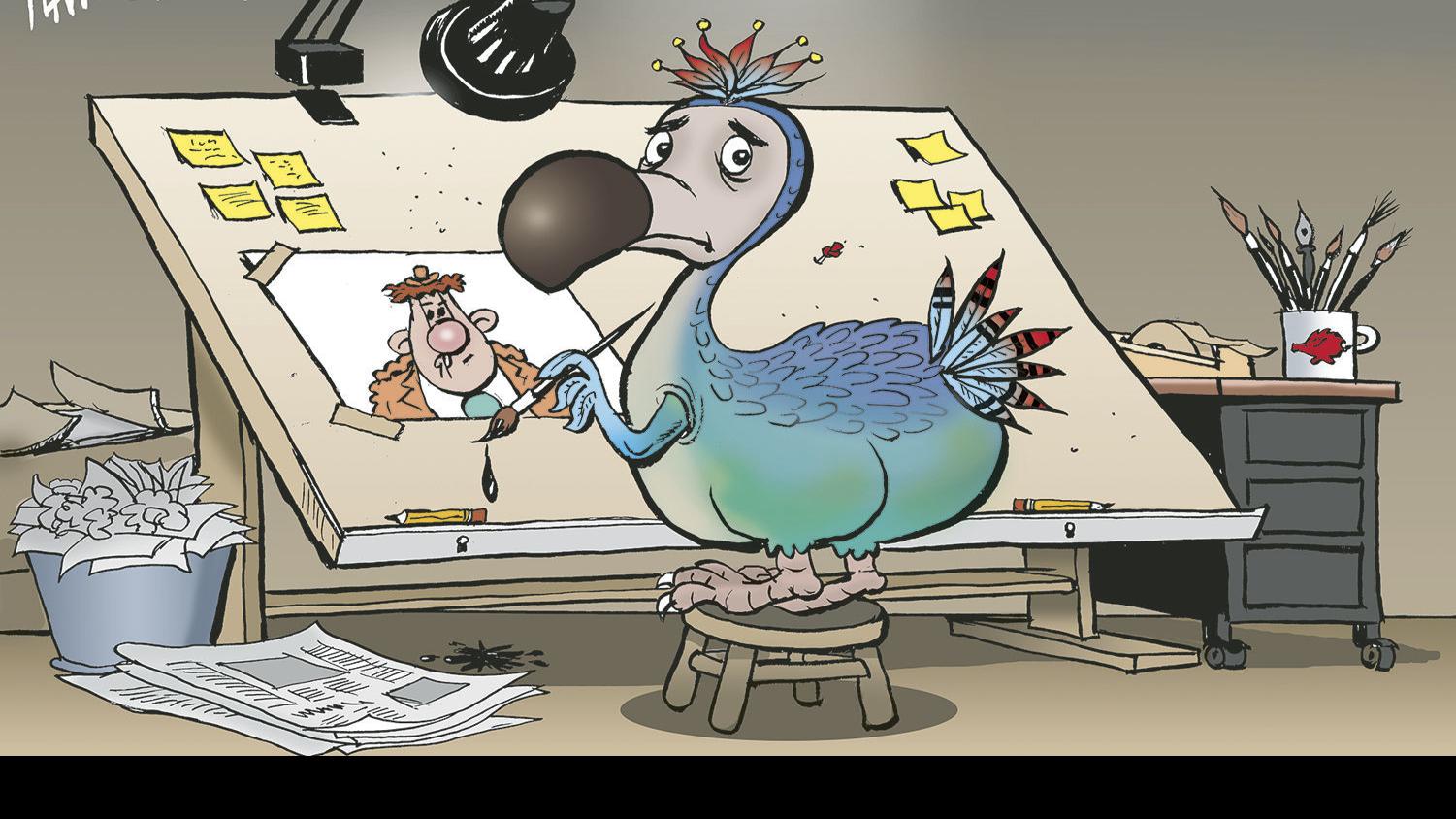 Mitch Daniels Editorial Cartoonists Are An Endangered Species