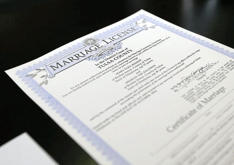 get marriage license denton county