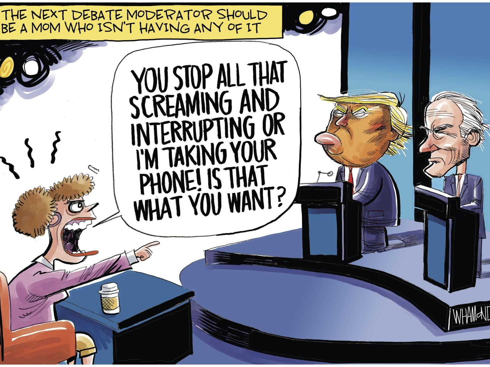 Ginnie Graham Enough Presidential Debates Need Moms Not Moderators Columnists Tulsaworld Com