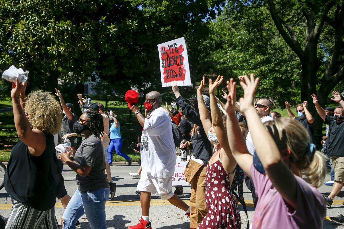 Watch Now Brookside protest in response to Minnesota police violence