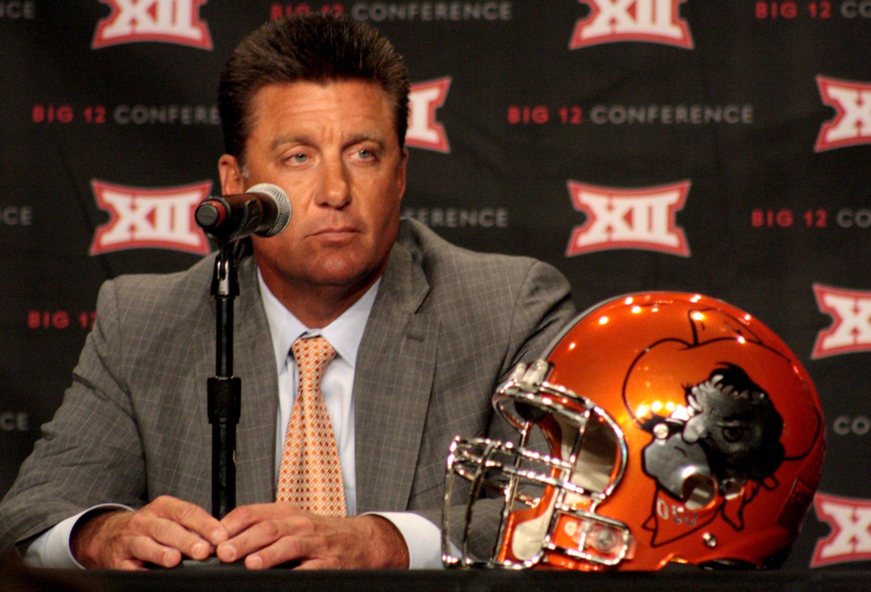 Big 12 Media Days: Oklahoma State Coach Mike Gundy's Hair Steals The ...