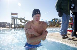 Fewer souls brave the frigid temperatures for 2018 Polar Bear Plunge in Tulsa