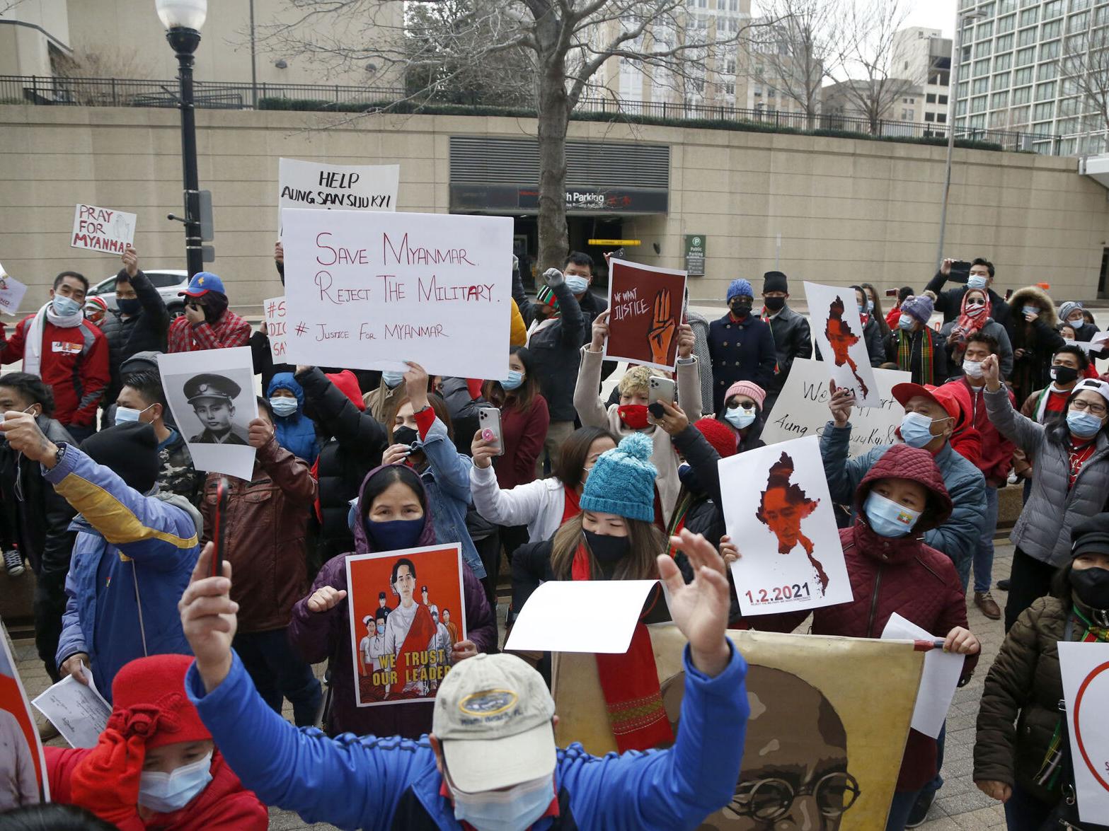 Watch Now Burmese Tulsans Protest Myanmar Coup And Rally For Democracy Local News Tulsaworld Com Watch Now Burmese Tulsans Protest Myanmar Coup And Rally For Democracy Local News Tulsaworld Com