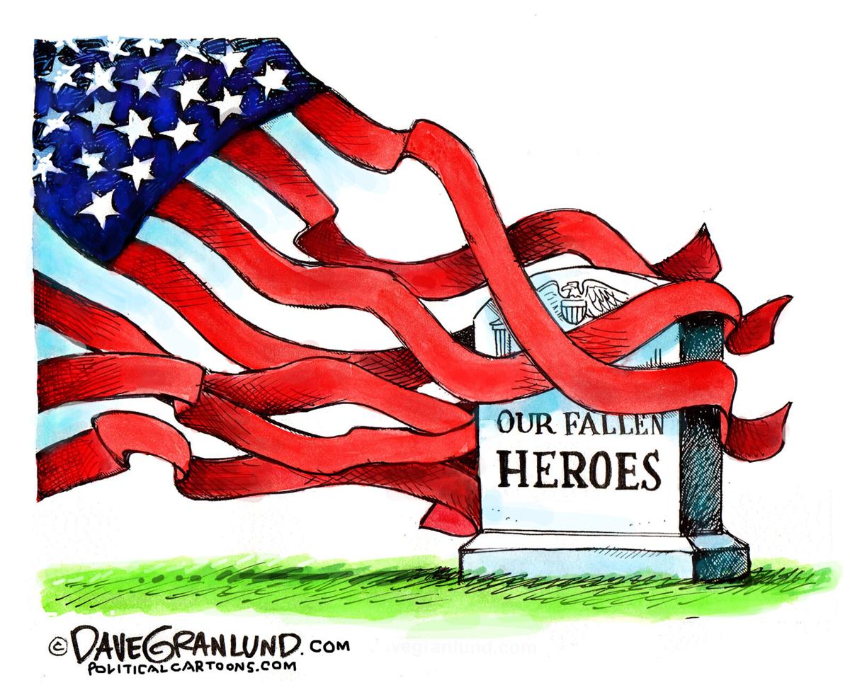 Cartoon: Fallen Heroes Tribute by Dave Granlund