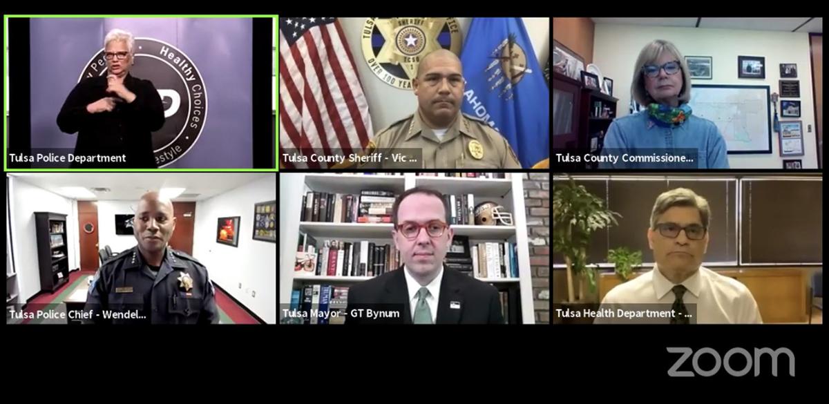 Tulsa Zoom news conference