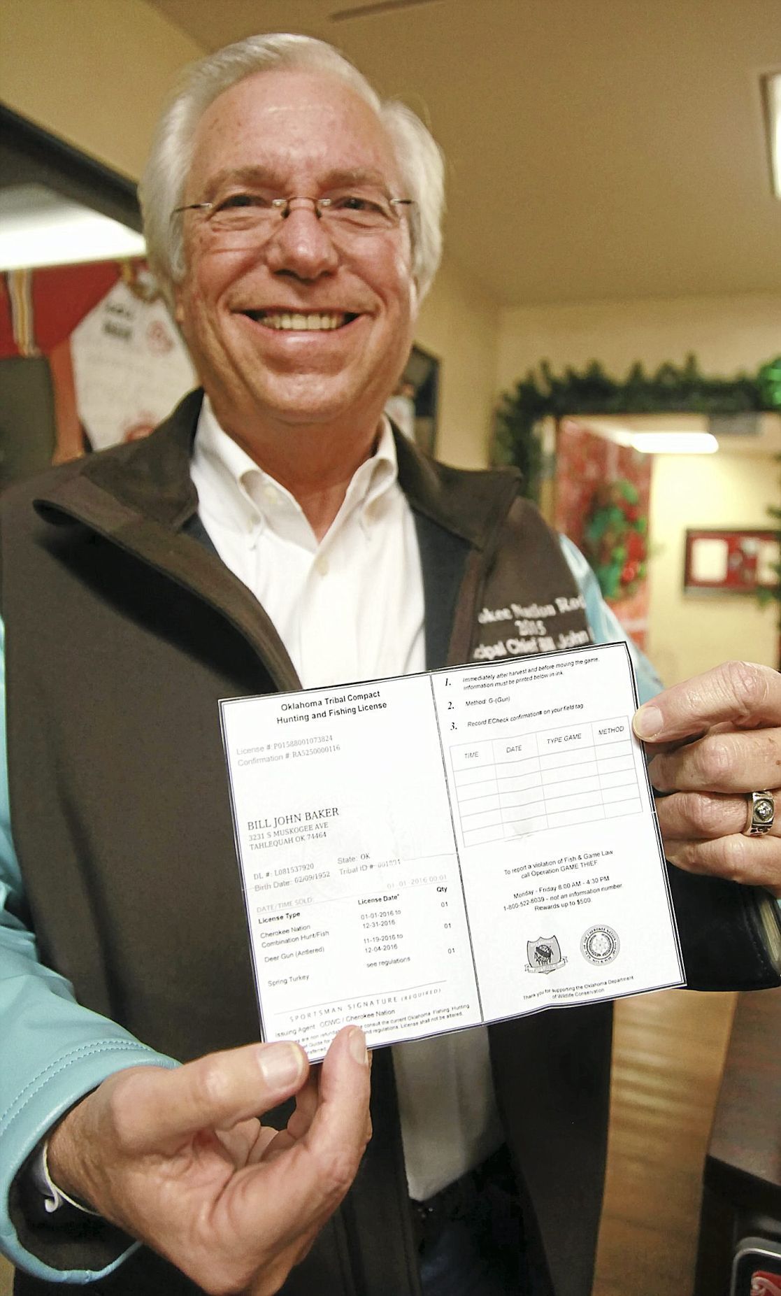 Cherokee Nation issues free hunting and fishing licenses, more coming