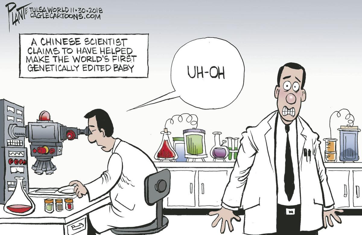 Bruce Plante Cartoon: Gene Editing
