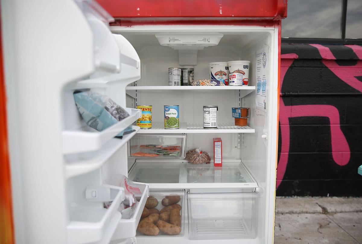 24 7 Fridge Offers Free Food For Tulsans People Here Are So Kind And For The Community Organizers Say Local News Tulsaworld Com