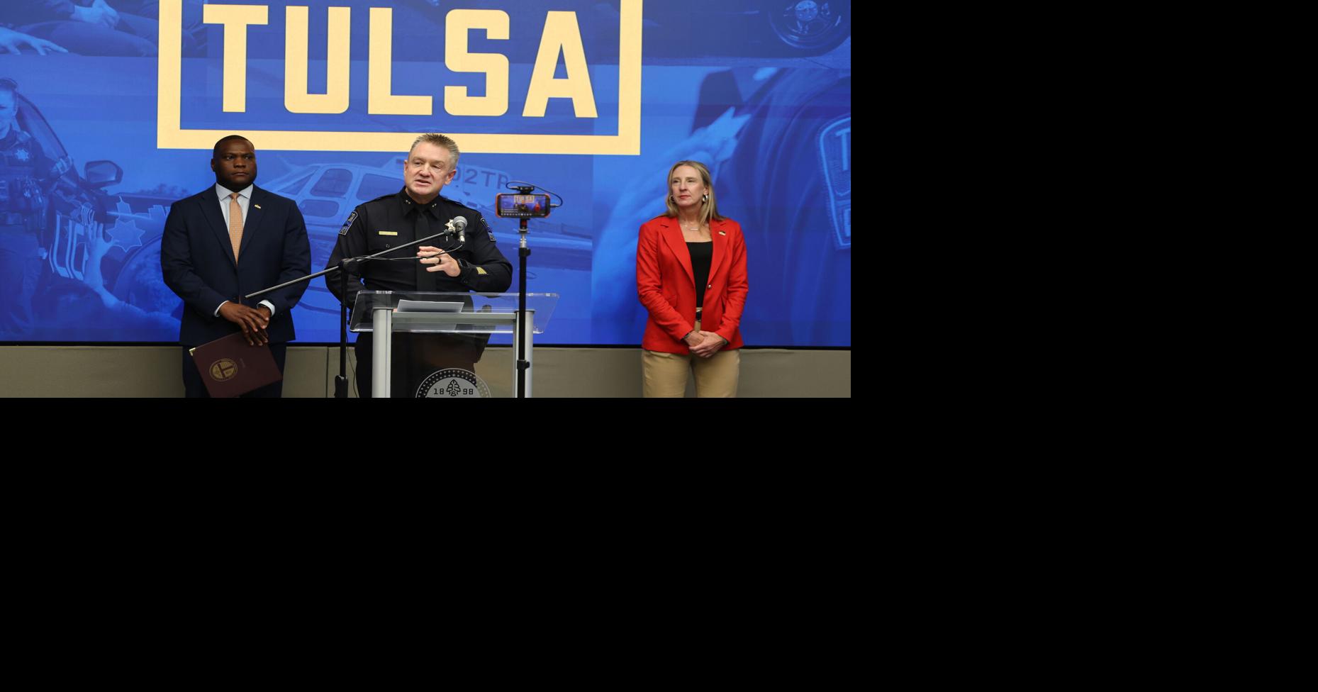 Photos: Officials celebrate announcement of new Tulsa Police Department chief