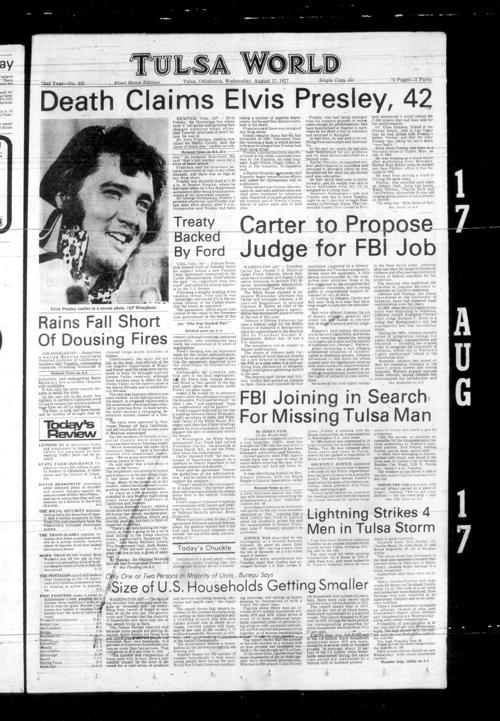 Pop Culture Elvis Death Was So Big College Football Coach