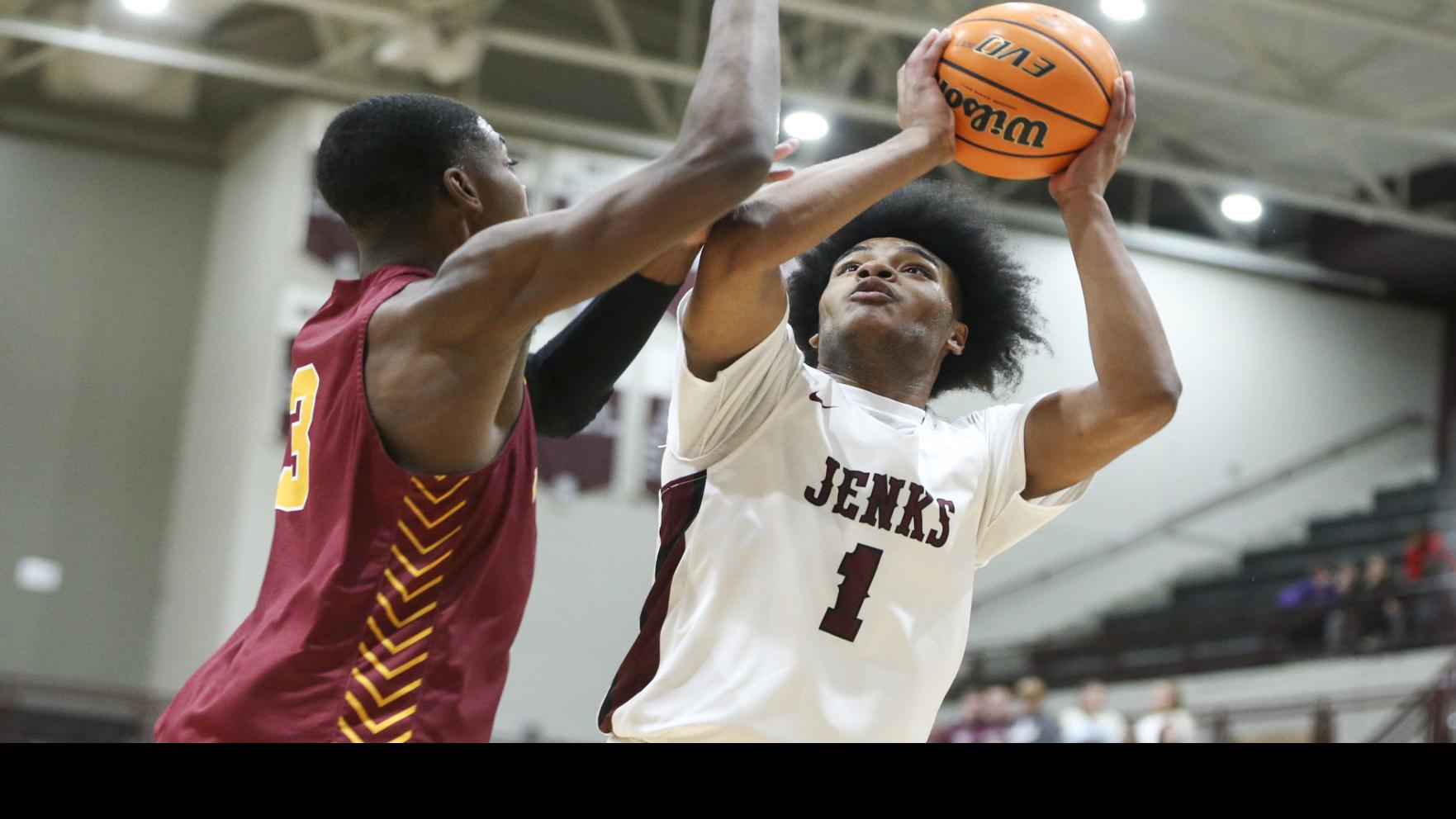 High School Basketball Trojans Redskins Advance To Jenks Union