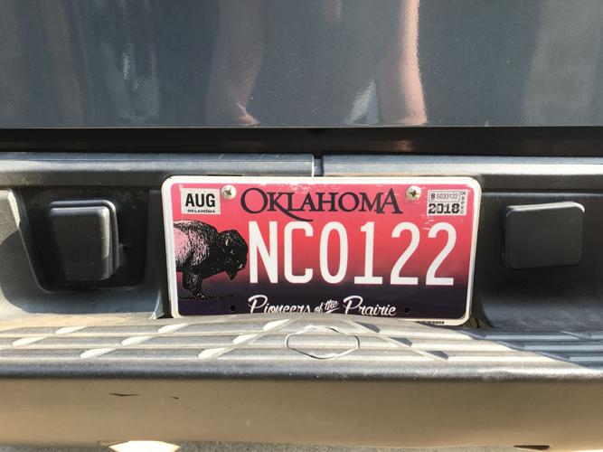 Bison license plates rolling out across Oklahoma