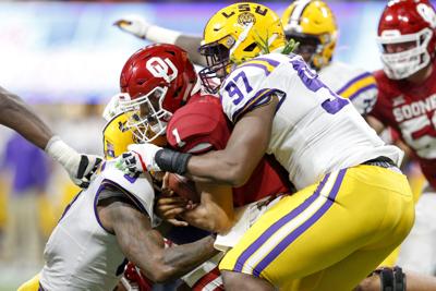 Lsu 63 Ou 28 Hurts Falls Short Of His Goal As Sooners Are Non