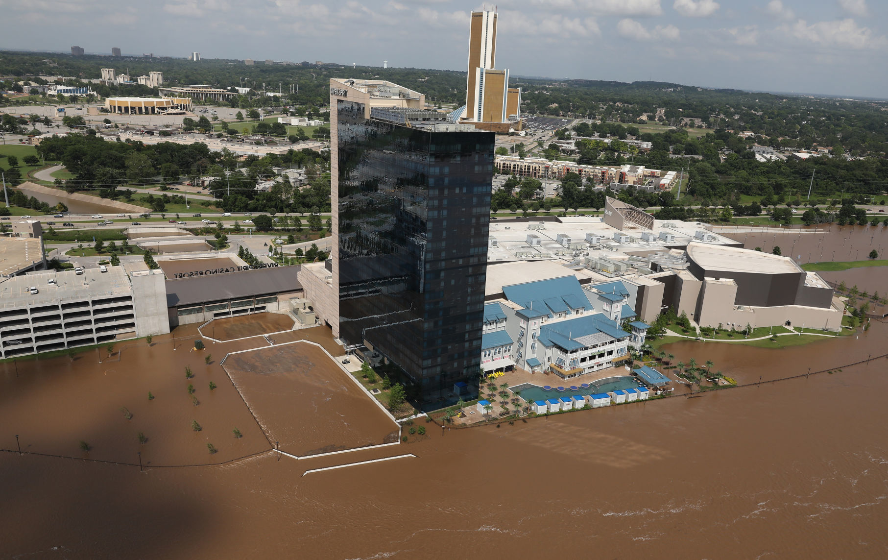 river spirit casino tulsa flooding