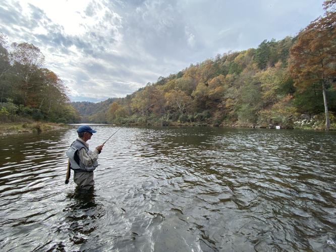 Fly Fishing the Lower Mountain Fork River in Oklahoma for Huge